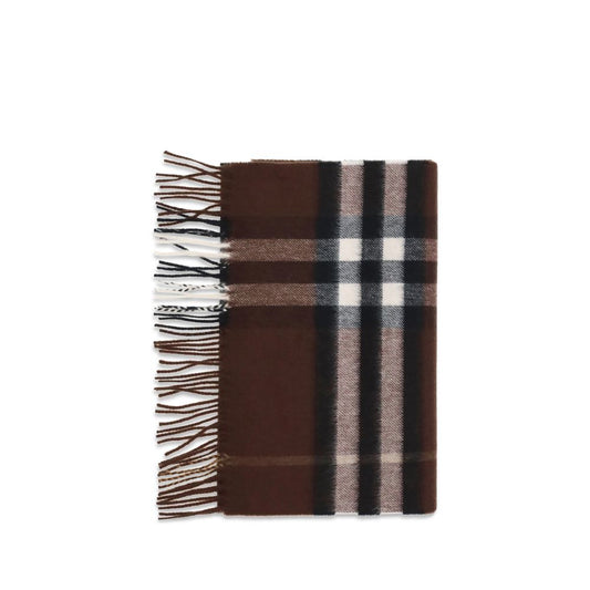 Burberry Brown Cashmere Scarf Burberry