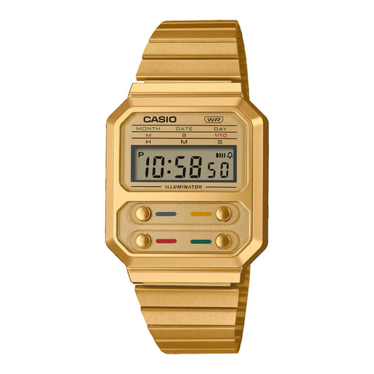 CASIO VINTAGE Mod. EDGY COLLECTION - GOLD WATCHES