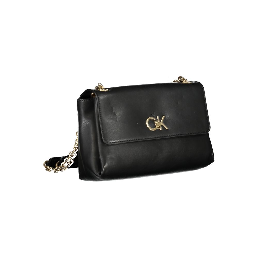 Calvin Klein Black Polyurethane Women's Handbag