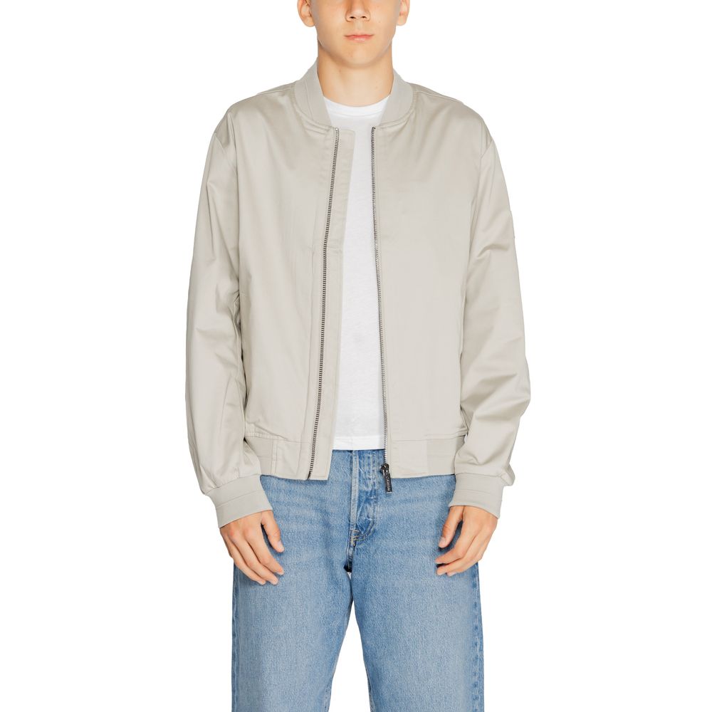 Calvin Klein Gray Organic Cotton Bomber