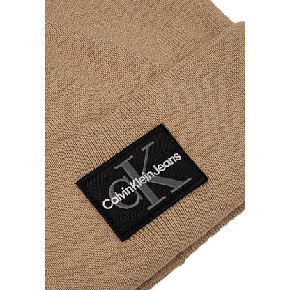 Calvin Klein Jeans Beige Cotton Cap (Baseball Hat) Calvin Klein Jeans