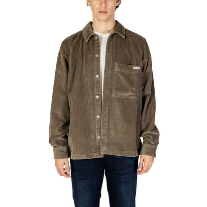 Calvin Klein Jeans Beige Denim Shirt Calvin Klein Jeans