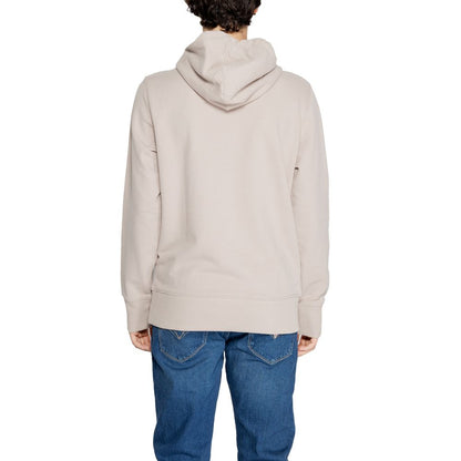 Calvin Klein Jeans Beige Recycled Cotton Hoodie Calvin Klein Jeans