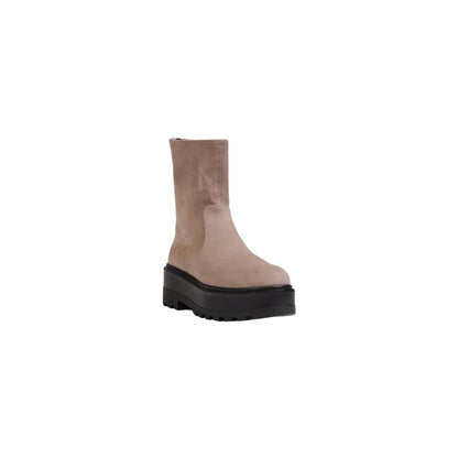 Calvin Klein Jeans Beige Recycled Polyester Ankle Boots Calvin Klein Jeans