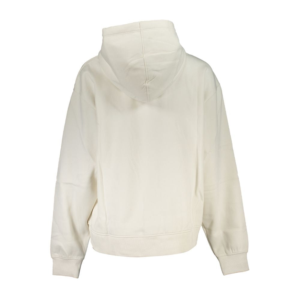 Calvin Klein White Cotton Women Sweatshirt Calvin Klein