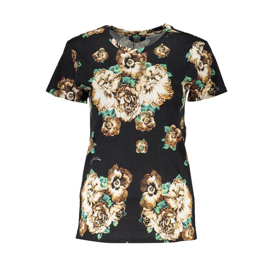 Cavalli Class Black Cotton Women's T-Shirt