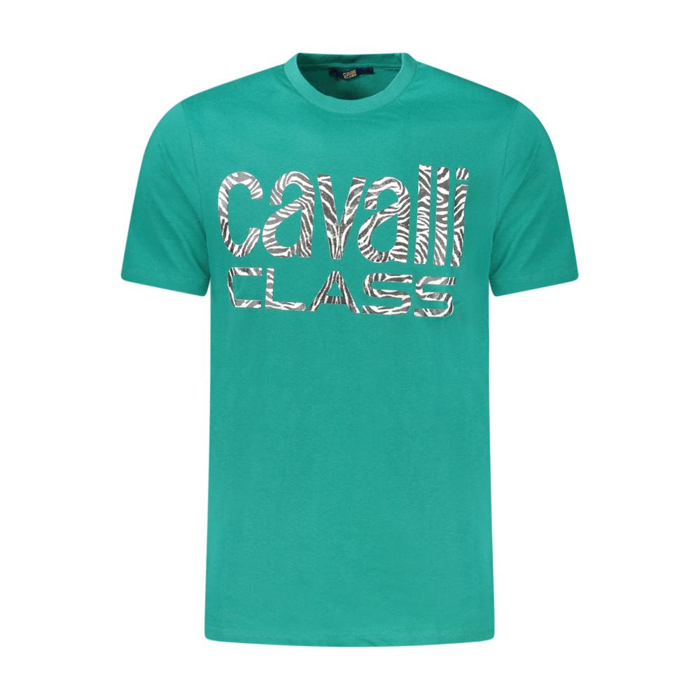 Cavalli Class Verde Cotton Men's T-Shirt