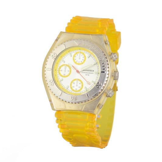 Chronotech Yellow Rubber Sport Watch Chronotech