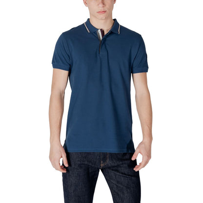 Colmar Originals Blue Cotton Polo Shirt Colmar Originals