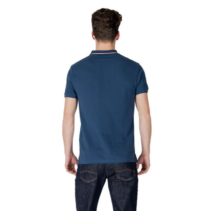 Colmar Originals Blue Cotton Polo Shirt Colmar Originals