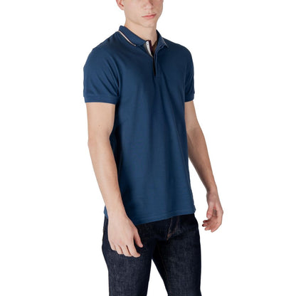 Colmar Originals Blue Cotton Polo Shirt Colmar Originals