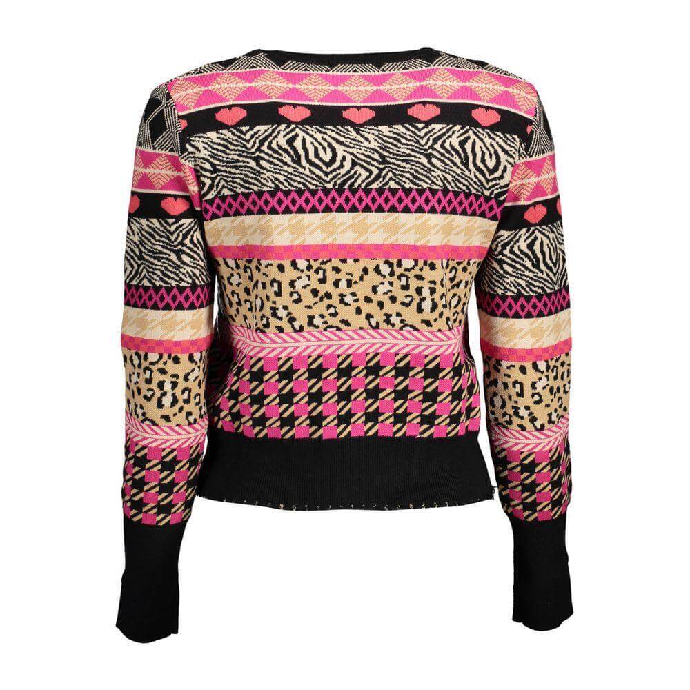 Desigual Black Viscose Women Sweater Desigual
