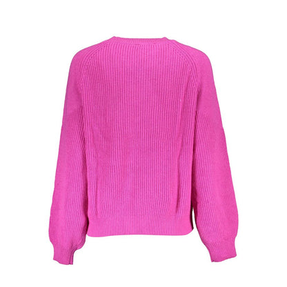 Desigual Pink Fabric Sweatshirt Desigual
