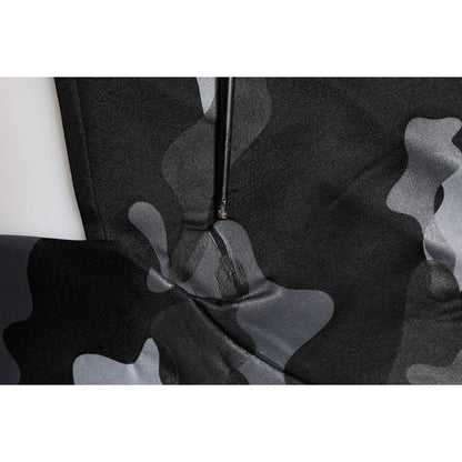 Dolce & Gabbana Black Camouflage Pullover Sweatshirt Sweater