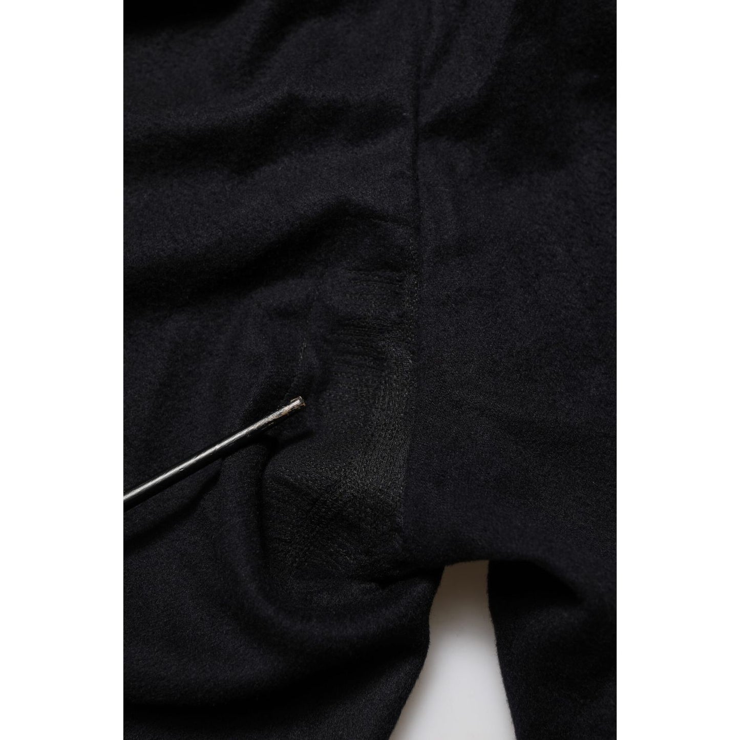 Dolce & Gabbana Black Cashmere Dress Formal Trouser Pants