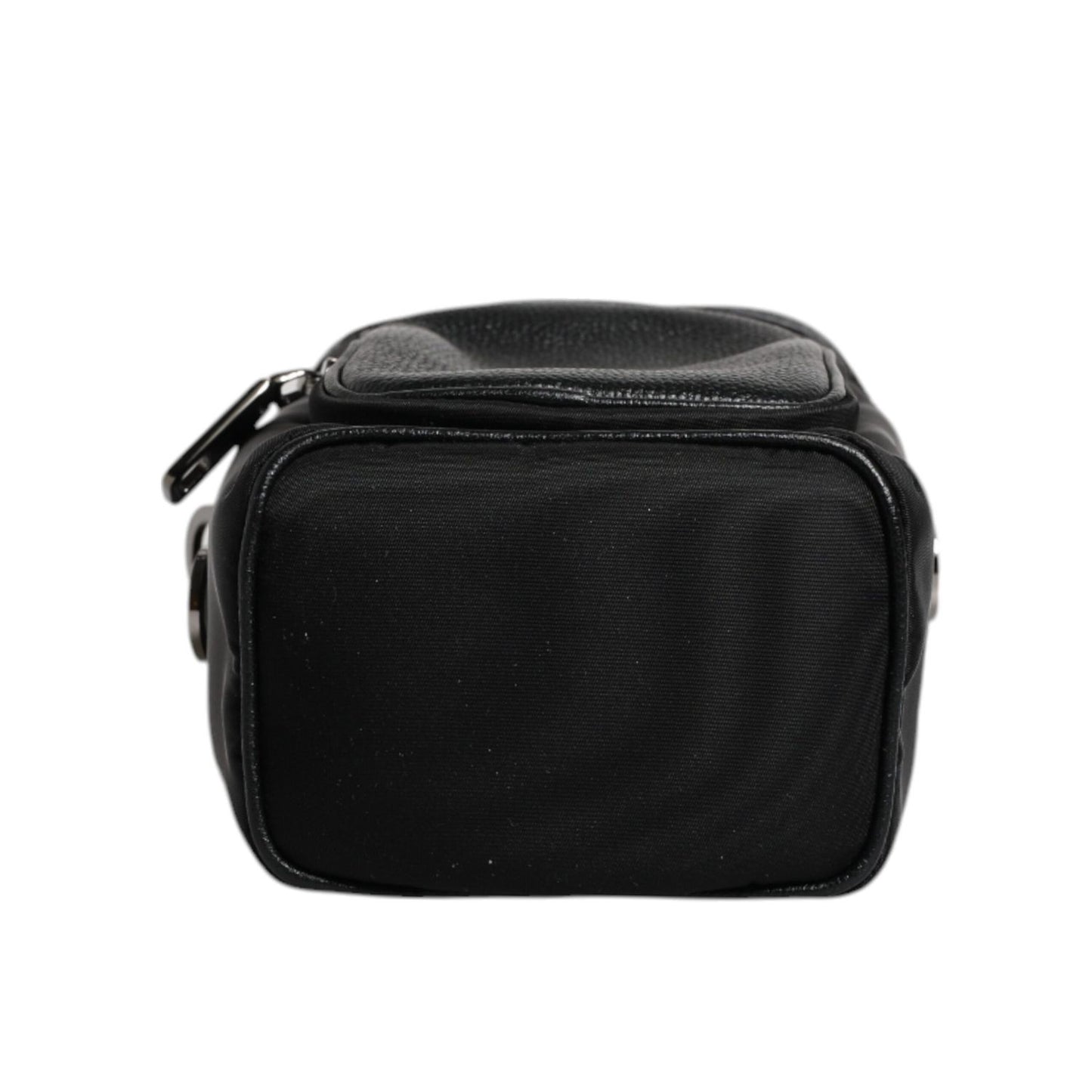 Dolce & Gabbana Black Leather Logo Purse Crossbody Camera Bag Dolce & Gabbana