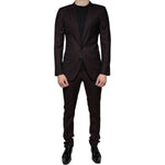 Dolce & Gabbana Indigo MARTINI Formal 2 Piece Suit Dolce & Gabbana Black