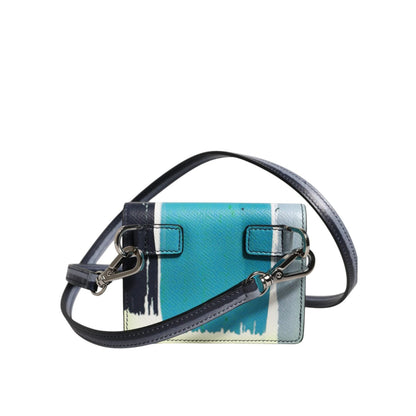 Dolce & Gabbana Multicolor Leather DG Logo Bifold Card Holder Wallet Dolce & Gabbana