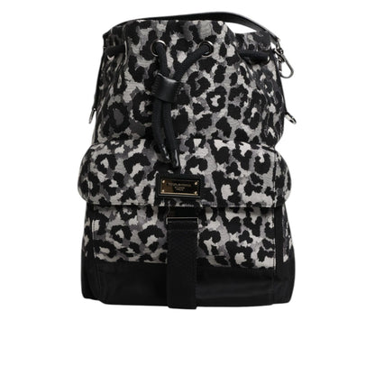 Dolce & Gabbana Multicolor Leopard Jacquard Hobo Crossbody Borse Bag Dolce & Gabbana