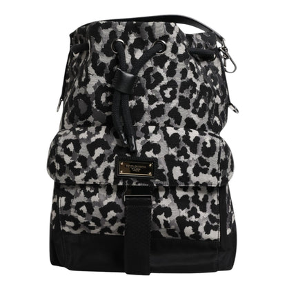 Dolce & Gabbana Multicolor Leopard Jacquard Hobo Crossbody Borse Bag Dolce & Gabbana