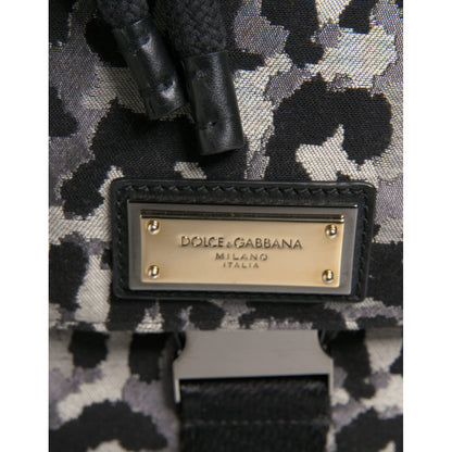 Dolce & Gabbana Multicolor Leopard Jacquard Hobo Crossbody Borse Bag Dolce & Gabbana