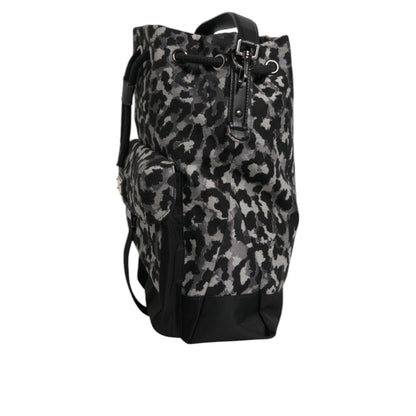 Dolce & Gabbana Multicolor Leopard Jacquard Hobo Crossbody Borse Bag Dolce & Gabbana