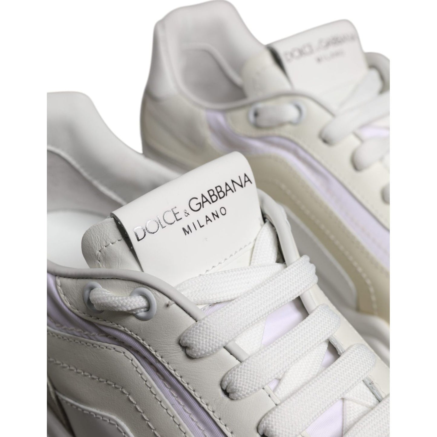 Dolce & Gabbana White Daymaster Low Top Sneakers Shoes
