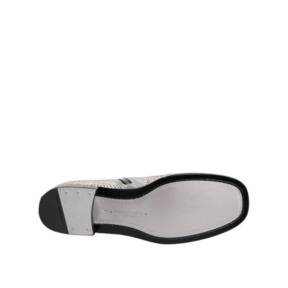 Dolce & Gabbana White Strass DG Logo Heels Ankle Boots Shoes