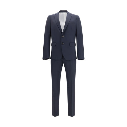 Dsquared² Blue Fleece Wool Two-Piece Suit 1728,72470364320,Blue,Clothing,Dsquared²,IT46 | S,IT48 | M,IT50 | L,IT52 | XL,IT54 | XXL,IT56 | 3XL,Men,New with tags,Suits & Blazers - Clothing,Two-Piece Suits - Suits & Blazers - Clothing