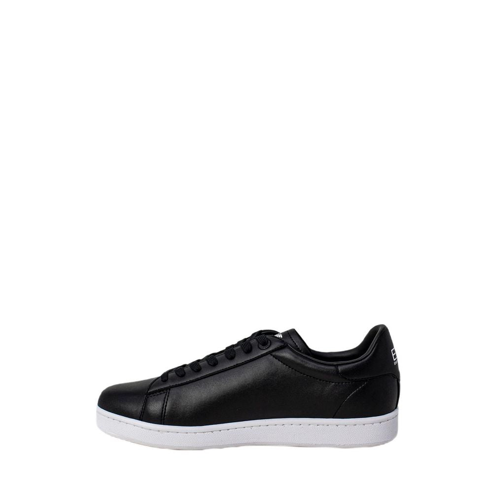 EA7 Emporio Armani Black And White Polyethylene Low Top Sneakers EA7 Emporio Armani