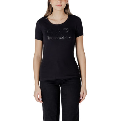 EA7 Emporio Armani Black Cotton Sportswear EA7 Emporio Armani