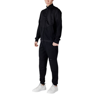 EA7 Emporio Armani Black Cotton Sweatsuit EA7 Emporio Armani