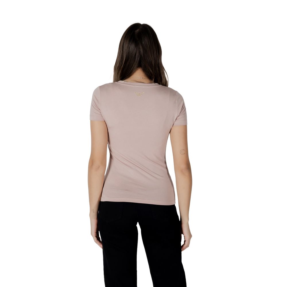 EA7 Emporio Armani Pink Modal T-Shirt EA7 Emporio Armani