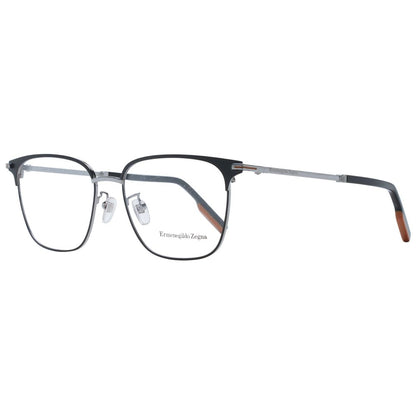Ermenegildo Zegna Black Metal Glasses (Frames) Ermenegildo Zegna