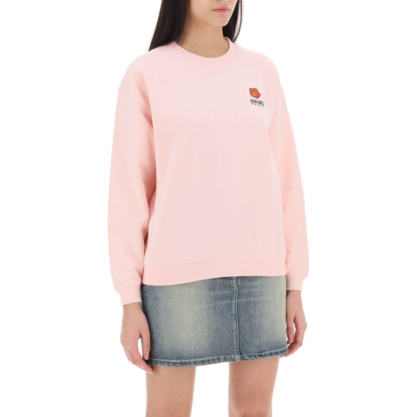 Kenzo crew-neck sweatshirt with embroidery Topwear Kenzo