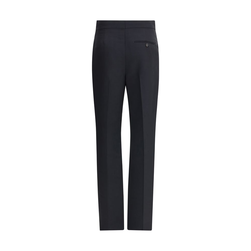 Ferragamo Black Viscose Casual Pants Ferragamo