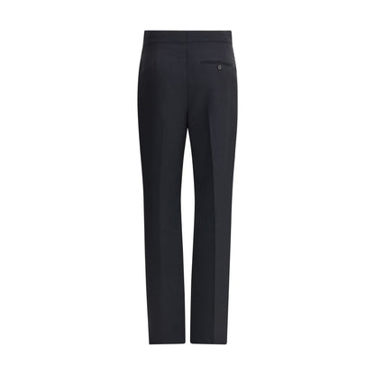 Ferragamo Black Viscose Casual Pants Ferragamo