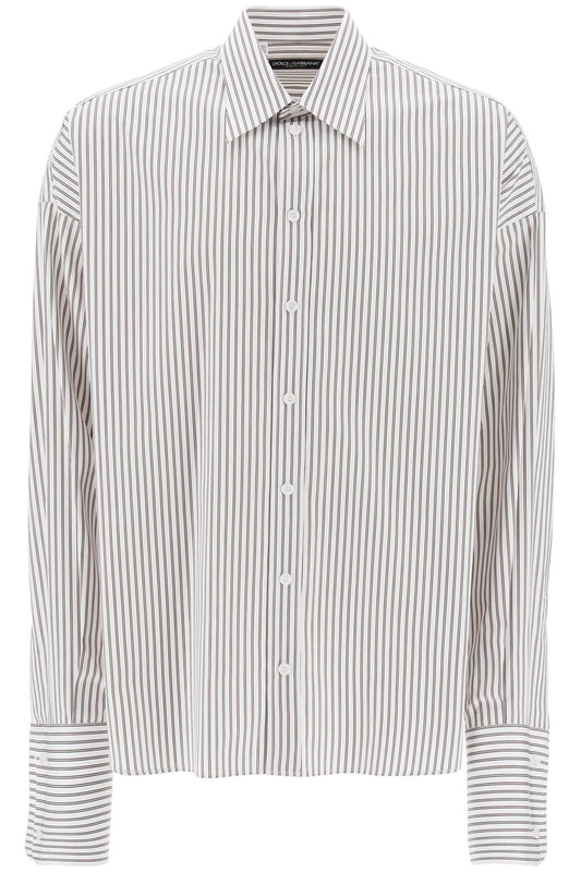 Dolce & Gabbana 'oversized striped poplin shirt Shirts Dolce & Gabbana