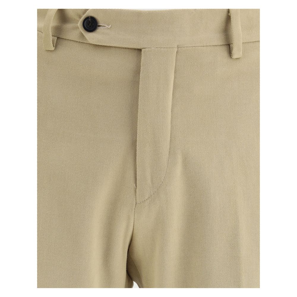 Germano Beige Cotton Chino Pants Germano