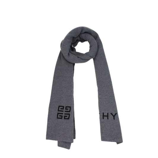 Givenchy Gray Wool Scarf1728,75667636384,Accessories,Givenchy,Gray,Men,New with tags,Scarves - Accessories,Scarves - Scarves - Accessories