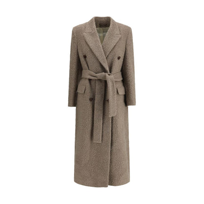 Golden Goose Beige Fleece Wool Coat Golden Goose