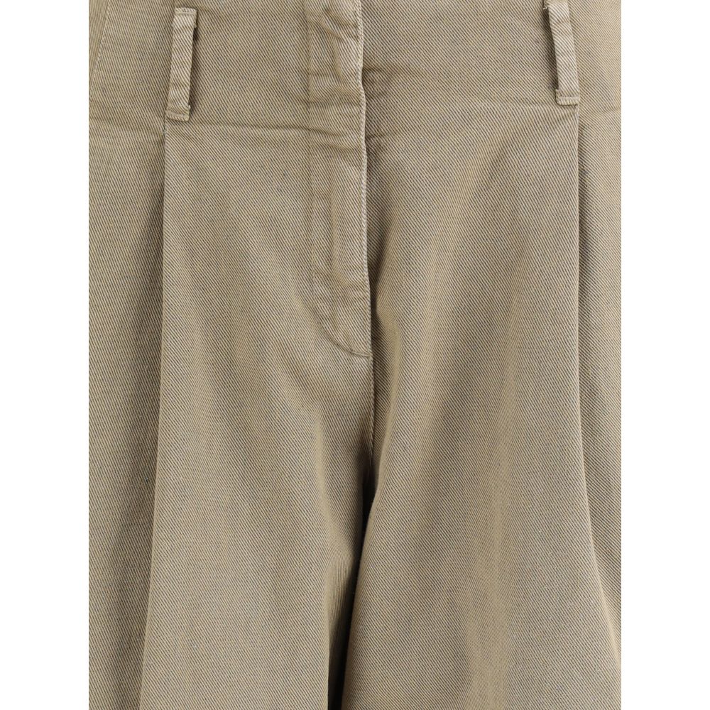 Golden Goose Bicolor Cotton Casual Pants Golden Goose