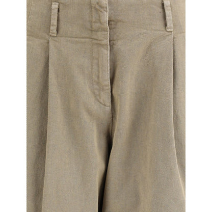 Golden Goose Bicolor Cotton Casual Pants Golden Goose