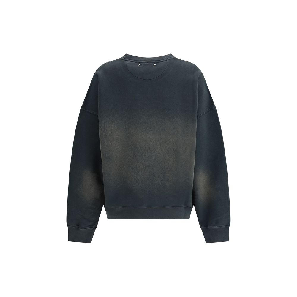Golden Goose Black Cotton Sweatshirt Golden Goose