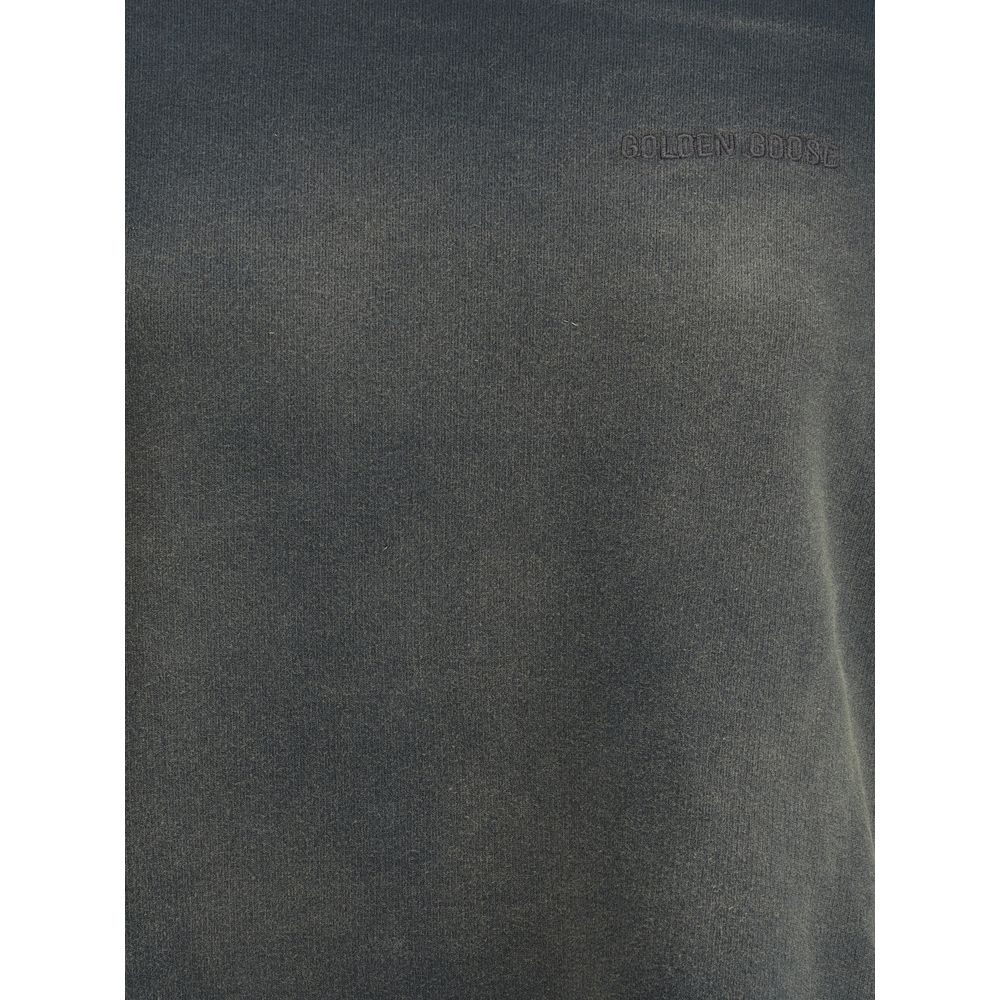 Golden Goose Black Cotton Sweatshirt Golden Goose