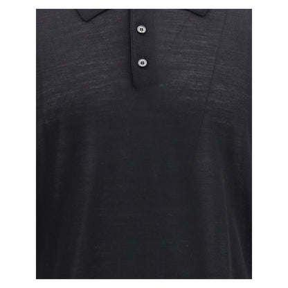 Golden Goose Black Fleece Wool Dress Shirt Golden Goose