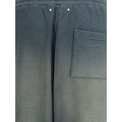 Golden Goose Blue Cotton Casual Pants Golden Goose