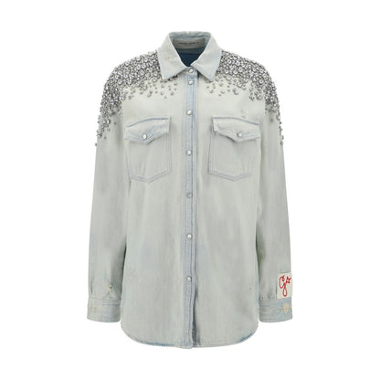 Golden Goose Blue Denim Shirt Golden Goose