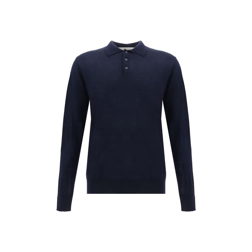 Golden Goose Blue Fleece Wool Shirt Golden Goose