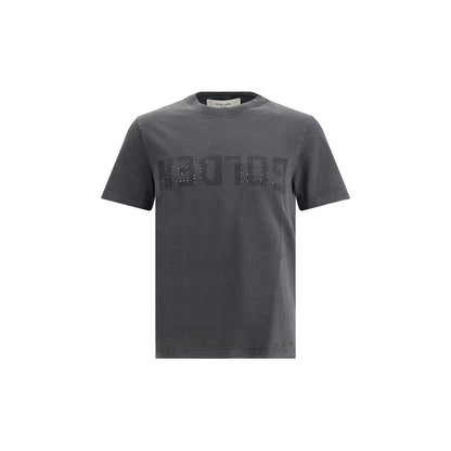 Golden Goose Gray Cotton T-Shirt Golden Goose